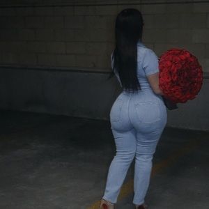 Good American Denim Jumpsuit size L/3